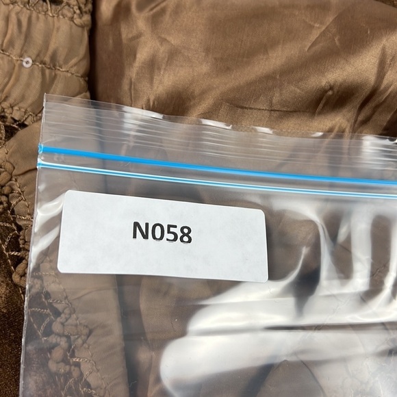 RED Coral Crushed Velvet and Lace Button Up Blazer - Picture 12 of 12